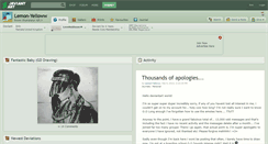 Desktop Screenshot of lemon-yelloww.deviantart.com