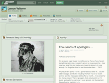 Tablet Screenshot of lemon-yelloww.deviantart.com