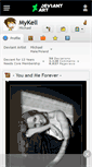 Mobile Screenshot of mykell.deviantart.com