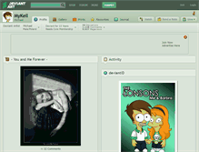 Tablet Screenshot of mykell.deviantart.com