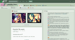 Desktop Screenshot of lukaxmiku-fans.deviantart.com