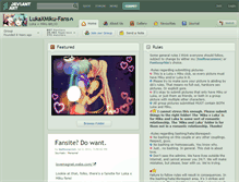 Tablet Screenshot of lukaxmiku-fans.deviantart.com