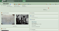 Desktop Screenshot of nicky-touch.deviantart.com