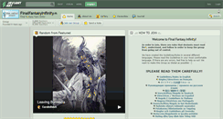 Desktop Screenshot of finalfantasyinfinity.deviantart.com