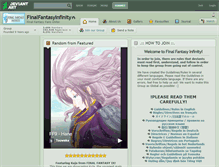 Tablet Screenshot of finalfantasyinfinity.deviantart.com