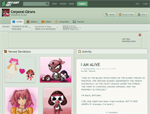 Tablet Screenshot of corporal-giroro.deviantart.com