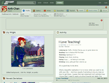 Tablet Screenshot of keik-chan.deviantart.com