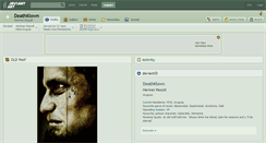 Desktop Screenshot of deathklown.deviantart.com