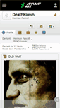 Mobile Screenshot of deathklown.deviantart.com