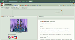 Desktop Screenshot of lily-namtura.deviantart.com