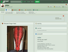 Tablet Screenshot of celtos.deviantart.com