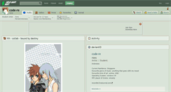 Desktop Screenshot of code-re.deviantart.com