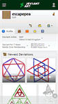 Mobile Screenshot of escapepea.deviantart.com