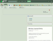 Tablet Screenshot of leefyi.deviantart.com