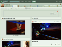 Tablet Screenshot of gochoco.deviantart.com