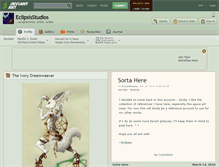 Tablet Screenshot of eclipsisstudios.deviantart.com