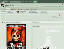 Tablet Screenshot of lapsus-de-fed.deviantart.com