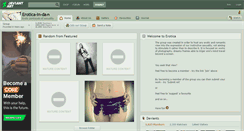 Desktop Screenshot of erotica-in-da.deviantart.com