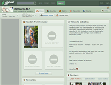 Tablet Screenshot of erotica-in-da.deviantart.com