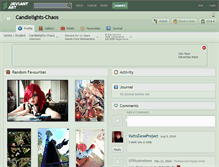 Tablet Screenshot of candlelights-chaos.deviantart.com