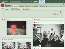 Tablet Screenshot of domagojs.deviantart.com