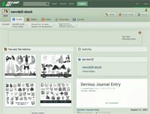 Tablet Screenshot of newdoll-stock.deviantart.com