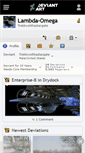 Mobile Screenshot of lambda-omega.deviantart.com