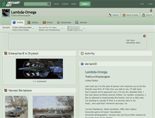 Tablet Screenshot of lambda-omega.deviantart.com