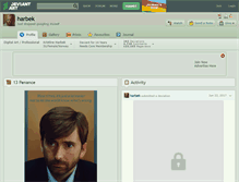 Tablet Screenshot of harbek.deviantart.com