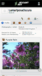 Mobile Screenshot of lamariposaoscura.deviantart.com