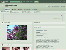 Tablet Screenshot of lamariposaoscura.deviantart.com