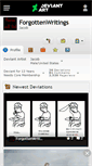 Mobile Screenshot of forgottenwritings.deviantart.com