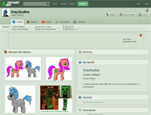 Tablet Screenshot of graystudios.deviantart.com