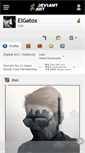 Mobile Screenshot of elgatox.deviantart.com