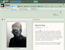 Tablet Screenshot of elgatox.deviantart.com