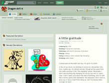 Tablet Screenshot of dragon-art14.deviantart.com