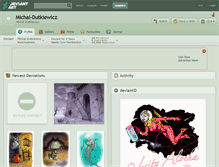 Tablet Screenshot of michal-dutkiewicz.deviantart.com