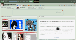 Desktop Screenshot of naru-naru-narumon.deviantart.com