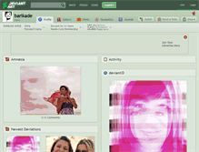 Tablet Screenshot of barikade.deviantart.com