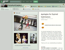 Tablet Screenshot of homestuckcosplay.deviantart.com