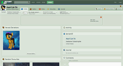 Desktop Screenshot of mad-cat-56.deviantart.com