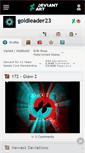Mobile Screenshot of goldleader23.deviantart.com