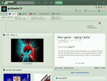Tablet Screenshot of goldleader23.deviantart.com