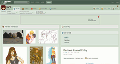 Desktop Screenshot of iiufii.deviantart.com