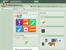 Tablet Screenshot of flattenedpokemons.deviantart.com