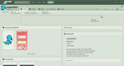 Desktop Screenshot of math02003.deviantart.com