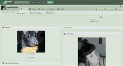 Desktop Screenshot of manderines.deviantart.com