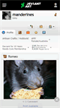 Mobile Screenshot of manderines.deviantart.com