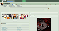 Desktop Screenshot of i-love-humans.deviantart.com