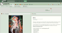 Desktop Screenshot of lexxielizzie.deviantart.com
